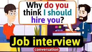 Job interview in English Practice English Conversation Improve English Speaking Skills Everyday [upl. by Adalard]