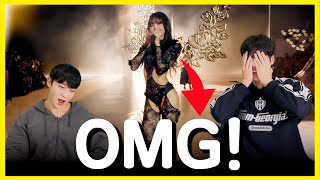 Korean react LISA  ‘MOONLIT FLOOR  VICTORIA’s SECRET fashion show 😱😍 [upl. by Sices]