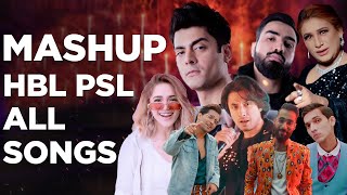 Mashup  All HBL PSL Songs  Audio amp Video  HDMI2 [upl. by Adnamor454]