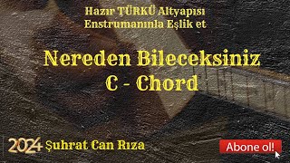 Nerden Bileceksiniz  Ahmet Kaya  Altyapısı  C  Chord [upl. by Anna-Diana209]