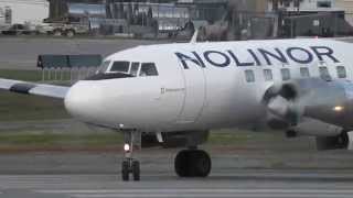 Nolinor  Convair CV580 back to back takeoff  CFTAP amp CGQHB  ValdOr CYVO [upl. by Ansilme492]