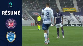 TOULOUSE FC  ESTAC TROYES 0  0  Résumé  TFC  TR3  20202021 [upl. by Orecul]