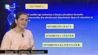 Biologji 12  Ushtrime Mutacionet [upl. by Settera]