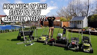 Lawn renovation equipment  costs best methods what to prioritise [upl. by Silrak]