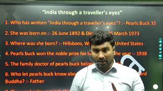 India through Travellers Eye and A Marriage Proposal objective [upl. by Tedie]