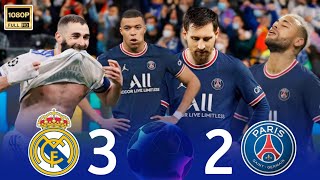 بنزيما صدم العالم ودمر اساطير باريس 🤯🔥 quotريال مدريد 32 باريسquot • دوري الابطال 2022 ملخص كامل  1080P [upl. by Zinn]