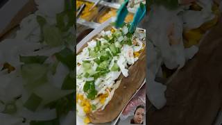 Loaded Hot Potato cooking easypotatorecipe foodie eating [upl. by Eillo]