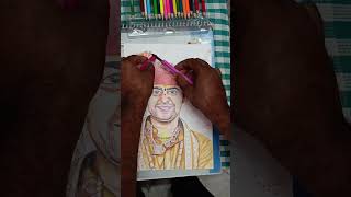 Bageshwar dham ki painting oil pastel ke madhyam se [upl. by Izmar]