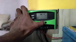 Sparkel 30A pwm solar charge controller working [upl. by Ailed]