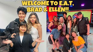 EAT VLOG Dabarkads meets Ellen amp Brad for the first time [upl. by Ahl]