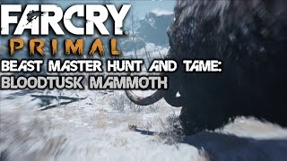 FAR CRY Primal  Beast master hunt  Bloodtusk Mammoth  1080p 60fps  No commentary [upl. by Giulietta]