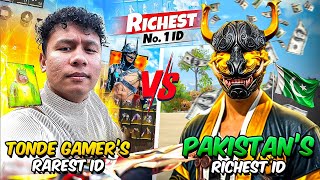 Tonde Gamers Richest ID 🤯 vs Pakistans Most Expensive ID 😱 [upl. by Salli743]