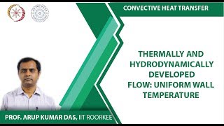 Thermally and Hydrodynamically Developed Flow Uniform Wall Temperature [upl. by Ayyidas]