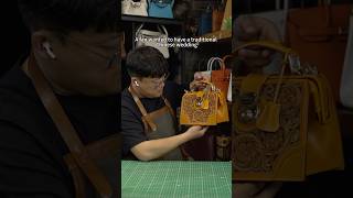 💖As a handmade leather goods specialist I recommend a versatile handmade bag for you leatherbag [upl. by Labina364]