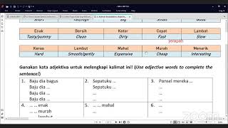 BIPA 1 for Thai  Batch 22024 Class Date 2 Dec 2024 [upl. by Rovert]