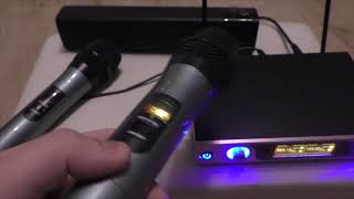 Review  Wireless Mikrofon Set von Sumbay [upl. by Romonda]