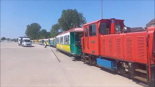 Die Inselbahn auf der Nordseeinsel Borkum 2024 [upl. by Fahey]