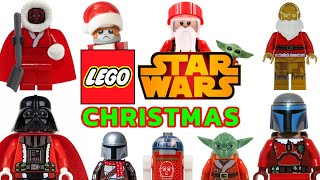 Every Lego Star Wars Christmas Minifigure Ever Made 2022 [upl. by Onairot]