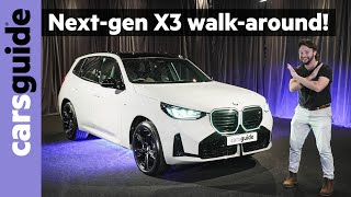 BMW X3 2025 preview Nextgen M50 xDrive headlines new family SUV rival to MercedesBenz GLC [upl. by Towland]