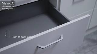 Matrix A  Advanced slim walled drawer system  Overview [upl. by Munson]