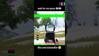 Wait for car spray Bgmi car spray pubgmobile bgmi shortvideo shorts [upl. by Tecla]