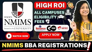 ✅NMIMS BBA Admission 2024 NPAT Exam Date Out BBA Registration Eligibility Placement bba viral [upl. by Canice]