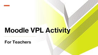 Moodle Virtual Programming LAB Activity for Teachers by Prof Anthoniraj Amalanathan [upl. by Ancilin7]