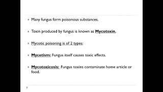 MYCOTOXICOSIS [upl. by Douglas]