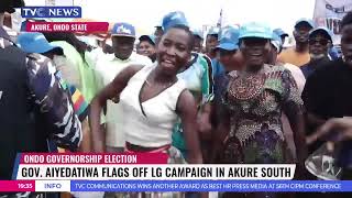 Governor Aiyedatiwa Flags Off Local Govt Campaign In Akure South Of Ondo State [upl. by Aicyla303]