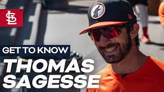 Get to Know Thomas Saggese  St Louis Cardinals [upl. by Athallia]