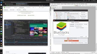 Linux Gaming How to install Bluestacks Android in PC  Ubuntu OS [upl. by Iris598]