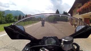 ZX10R ZX6R Street Triple GO PRO haute savoie [upl. by Enenaj]