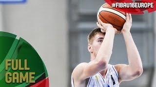 Bosnia and Herzegovina v Slovak Republic  Full Game  FIBA U16 European Championship 2017  DIV B [upl. by Rica]