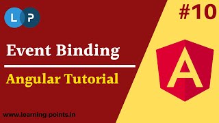 Angular Event Binding  Events in angular  Event Handling  Bind event with html element [upl. by Eiramnaej868]