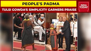 Tulsi Gowdas Simplicity Garners Praise  Encyclopedia Of The Forest  Peoples Padma [upl. by Mcquillin]