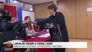 Građani Podgorice i Kotora na vanrednim izborima birali novu vlast [upl. by Hannad654]