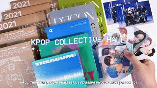 kpop collective haul ❦ expensive photocards smcu expresstreasureskz signed albums dicon 101 [upl. by Rohclem]