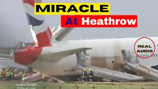 British Airways Flight BA38 Crash at Heathrow  Pilots Heroic Save [upl. by Arretal]