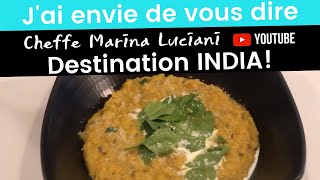 Recette Dhal de lentilles corail Cheffe Marina Luciani [upl. by Chil962]