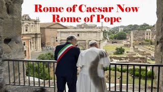 Pontiff Says Rome Of Caesar Now The Rome Of Pope [upl. by Brice633]