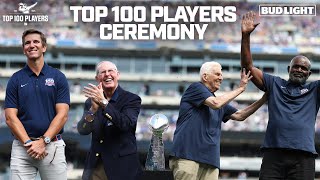 Giants Top 100 Players Halftime Ceremony  New York Giants [upl. by Crispen]