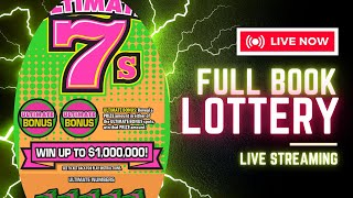 BIG WIN FULL BOOK 10 LOTTERY SCRATCH TICKETS [upl. by Burgess]