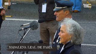 Hino Nacional  Momento em que falha a voz a Madalena Leal de Faria [upl. by Darrel253]