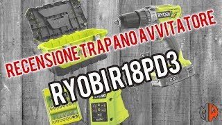 Unboxing e prime impressioni avvitatore Ryobi R18PD3 [upl. by Devad]