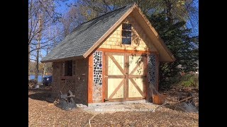 Cordwood Workshop  Building the Walls [upl. by Dulla]