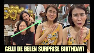 Gelli De Belen NASORPRESA ng PAMILYA at KAIBIGAN sa ika 50th BIRTHDAY [upl. by Wald151]