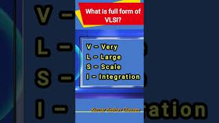 What is full form of VLSI  VLSI का पूरा नाम क्या है  shortsvideo [upl. by Augusto]