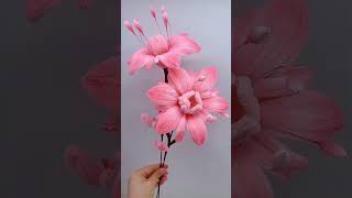 DIY pipe cleaner flowerhandmade diy gift diyflower diycrafts flowercraft flower fyp foryou [upl. by Quickman711]