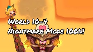 Guardian Tales World 104 Nightmare Mode  100 [upl. by Biddie]