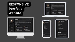 Responsive Portfolio Website From Scratch [upl. by Raymond101]